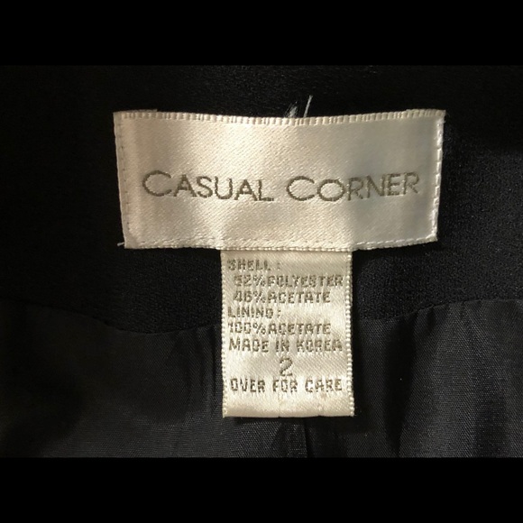 Casual Corner Blazer Size 2 with Pockets classic workwear career official - Picture 6 of 9